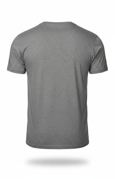 Royal Apparel B2001 Basic Supply Co. Unisex Short Sleeve 4.4 oz Blend Jersey Tee - Heather Light Grey