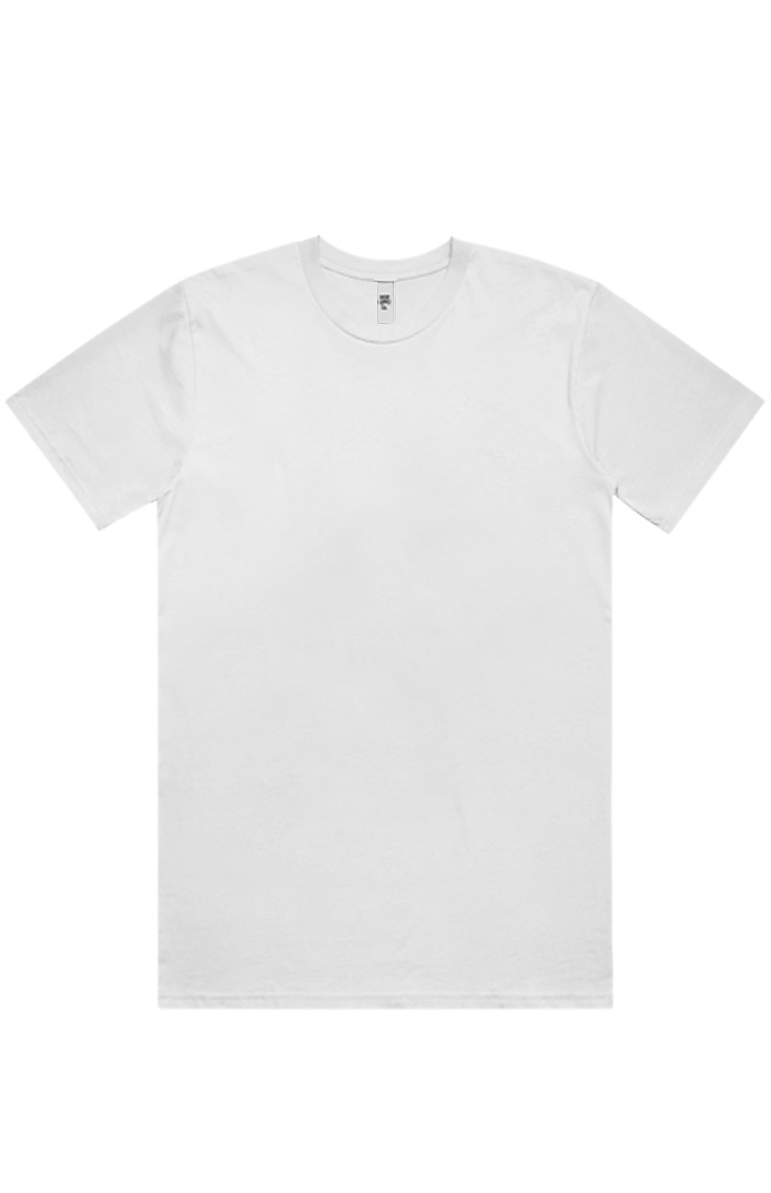 Royal Apparel B3001 Basic Supply Co. Unisex Short Sleeve 6 oz Jersey Tee - Pfd White