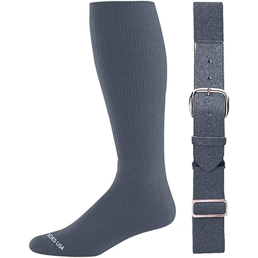Baseball Socks & Belt Combo Set ( All Sizes & Colors Available) Graphite Youth Accessories