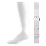 Baseball Socks & Belt Combo Set ( All Sizes & Colors Available) White Youth Accessories