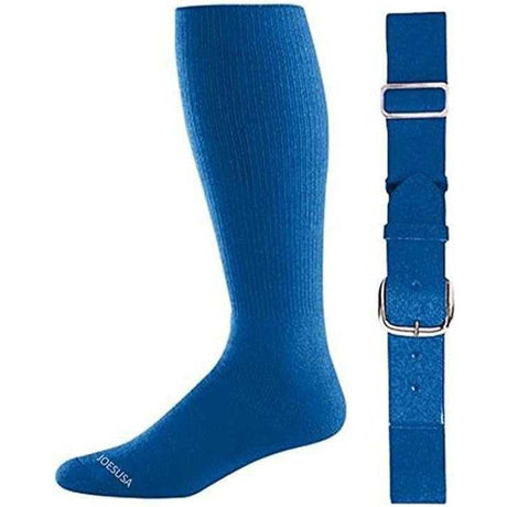 Baseball Socks & Belt Combo Set Bulk Packs of 3, 6, or 12 3 Royal