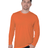 Bayside 5360 Unisex USA - Made Performance Long Sleeve T-Shirt Bright Orange S Long Sleeve T-Shirts