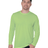 Bayside 5360 Unisex USA - Made Performance Long Sleeve T-Shirt Lime Green S Long Sleeve T-Shirts