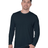 Bayside 5360 Unisex USA - Made Performance Long Sleeve T-Shirt Navy S Long Sleeve T-Shirts