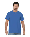 Bayside Men's Garment Dyed Crew T-Shirt - Bayside 9515 Flo Blue S Short Sleeve T-Shirts