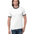 Bayside Men's USA - Made Ringer T-Shirt - Bayside 1800 White/ Black S Short Sleeve T-Shirts