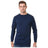 Bayside Men's USA - Made Tall Long Sleeve T-Shirt - Bayside 6200 Navy MT Long Sleeve T-Shirts