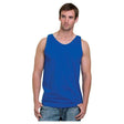 Bayside Men's USA - Made Tank Top - Bayside 6500 Ash S Tank Top