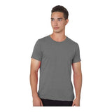 Bayside Unisex 50/50 Fine Jersey T-Shirt - Bayside 9510 Heather Charcoal XS Short Sleeve T-Shirts