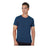 Bayside Unisex 50/50 Fine Jersey T-Shirt - Bayside 9510 Heather Navy XS Short Sleeve T-Shirts