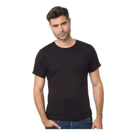 Bayside Unisex Fine Jersey T-Shirt - Black - Bayside 9500 Black XS Short Sleeve T-Shirts