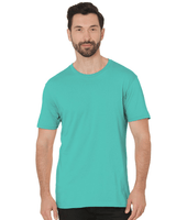 Bayside Unisex Fine Jersey T-Shirt - Chalky Mint - Bayside 9500 Chalky Mint S Short Sleeve T-Shirts