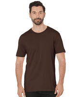 Bayside Unisex Fine Jersey T-Shirt - Chocolate - Bayside 9500 Chocolate S Short Sleeve T-Shirts