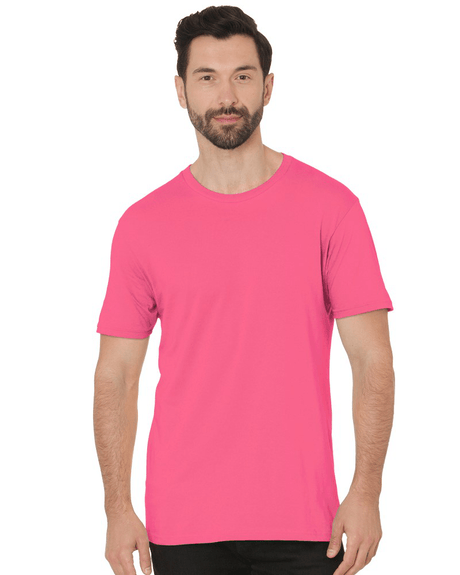 Bayside Unisex Fine Jersey T-Shirt - Crunchberry - Bayside 9500 Crunchberry S Short Sleeve T-Shirts