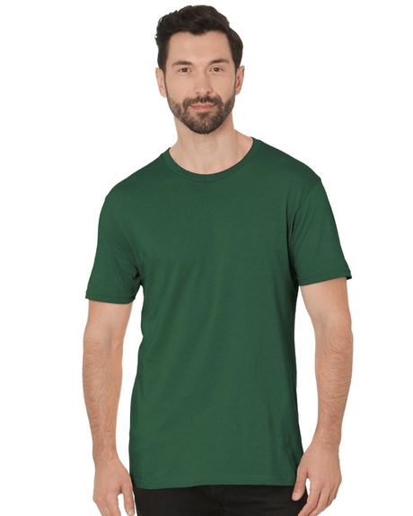 Bayside Unisex Fine Jersey T-Shirt - Forest Green - Bayside 9500 Forest Green S Short Sleeve T-Shirts