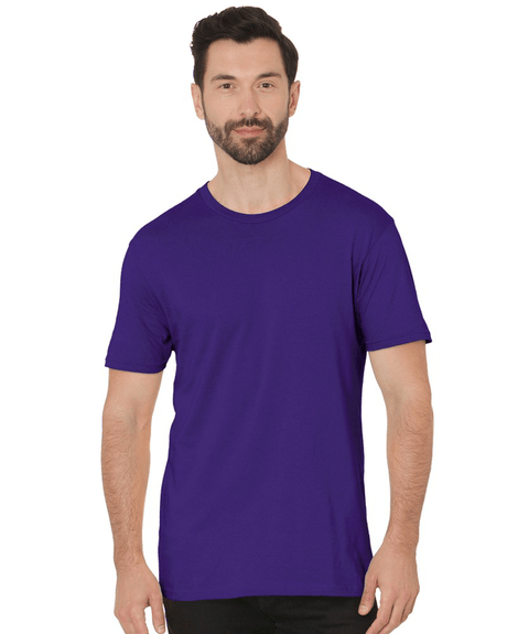 Bayside Unisex Fine Jersey T-Shirt - Purple - Bayside 9500 Purple S Short Sleeve T-Shirts