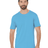 Bayside Unisex Fine Jersey T-Shirt - Sky Blue - Bayside 9500 Sky Blue S Short Sleeve T-Shirts