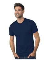 Bayside Unisex Triblend T-Shirt - Solid Navy - Bayside 9570 Solid Navy XS Short Sleeve T-Shirts