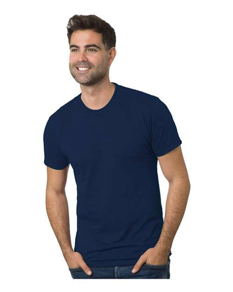 Bayside Unisex Triblend T-Shirt - Solid Navy - Bayside 9570 Solid Navy XS Short Sleeve T-Shirts
