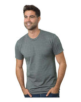Bayside Unisex Triblend T-Shirt - Tri Athletic Grey - Bayside 9570 Tri Athletic Grey XS Short Sleeve T-Shirts