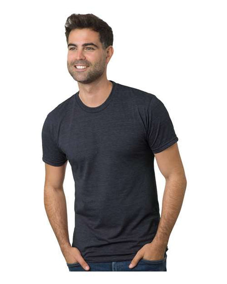 Bayside Unisex Triblend T-Shirt - Tri Dark Grey - Bayside 9570 Tri Dark Grey XS Short Sleeve T-Shirts