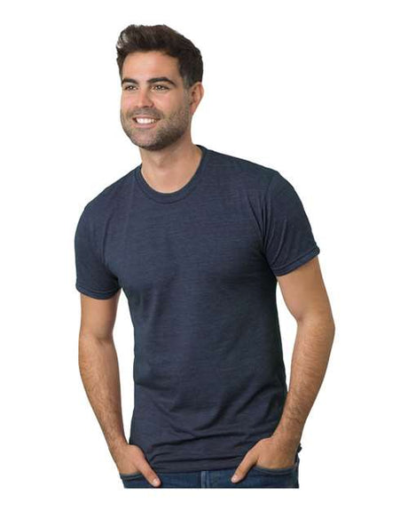 Bayside Unisex Triblend T-Shirt - Tri Navy - Bayside 9570 Tri Navy XS Short Sleeve T-Shirts