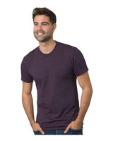 Bayside Unisex Triblend T-Shirt - Tri Plum - Bayside 9570 Tri Plum XS Short Sleeve T-Shirts