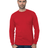Bayside Unisex Union - Made Long Sleeve Pocket T-Shirt - Bayside 3055 Red S Long Sleeve T-Shirts