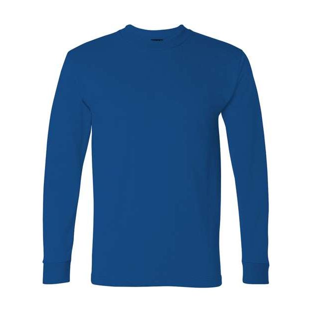 Bayside Unisex Union - Made Long Sleeve T-Shirt - Bayside 2955 Royal 4XL Long Sleeve T-Shirts