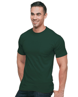 Bayside Unisex Union - Made Pocket T-Shirt - Bayside 3015 Forest Green S Short Sleeve T-Shirts