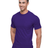 Bayside Unisex Union - Made Pocket T-Shirt - Bayside 3015 Purple S Short Sleeve T-Shirts