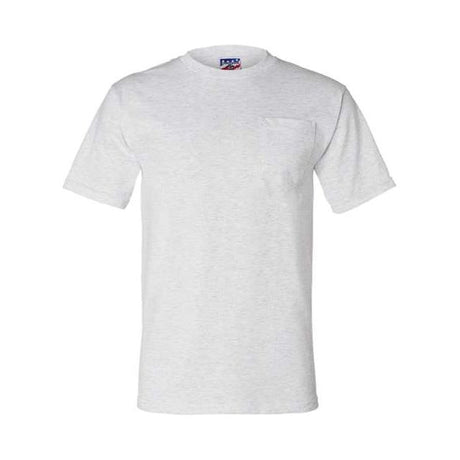 Bayside Unisex Union - Made Pocket T-Shirt - Bayside 3015 White S Short Sleeve T-Shirts