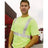Bayside Unisex USA - Made 50/50 High Visibility T-Shirt - Bayside 3752 Black S Short Sleeve T-Shirts