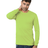 Bayside Unisex USA - Made 50/50 Long Sleeve Pocket T-Shirt - Bayside 1730 Safety Green S Short Sleeve T-Shirts