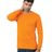 Bayside Unisex USA - Made 50/50 Long Sleeve Pocket T-Shirt - Bayside 1730 Safety Orange S Short Sleeve T-Shirts