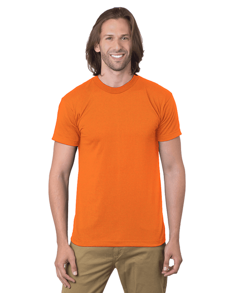 Bayside Unisex USA - Made 50/50 T-Shirt - Bayside 1701 Safety Orange S Short Sleeve T-Shirts
