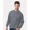 Bayside Unisex USA - Made Crewneck Sweatshirt - Charcoal - Bayside 1102 Charcoal S Crewneck Sweatshirts