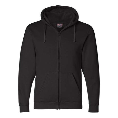 Bayside Unisex USA - Made Full - Zip Hooded Sweatshirt - Bayside 900 Black S Zip Hoodies