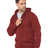 Bayside Unisex USA - Made Full - Zip Hooded Sweatshirt - Bayside 900 Cardinal S Zip Hoodies