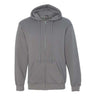 Bayside Unisex USA - Made Full - Zip Hooded Sweatshirt - Bayside 900 Charcoal S Zip Hoodies