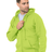 Bayside Unisex USA - Made Full - Zip Hooded Sweatshirt - Bayside 900 Lime Green S Zip Hoodies