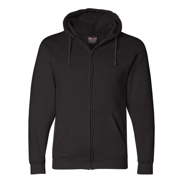 Bayside Unisex USA - Made Full - Zip Hooded Sweatshirt - Bayside 900 Navy S Zip Hoodies
