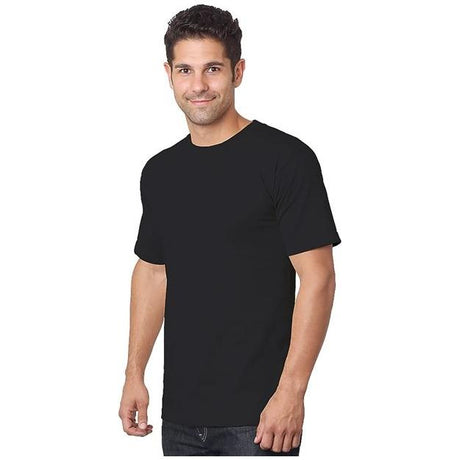 Bayside Unisex USA - Made Heavyweight Ring - spun T-Shirt - Bayside 5910 Black S Short Sleeve T-Shirts