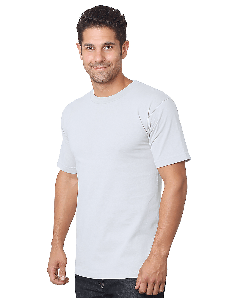 Bayside Unisex USA - Made Heavyweight Ring - spun T-Shirt - Bayside 5910 White S Short Sleeve T-Shirts