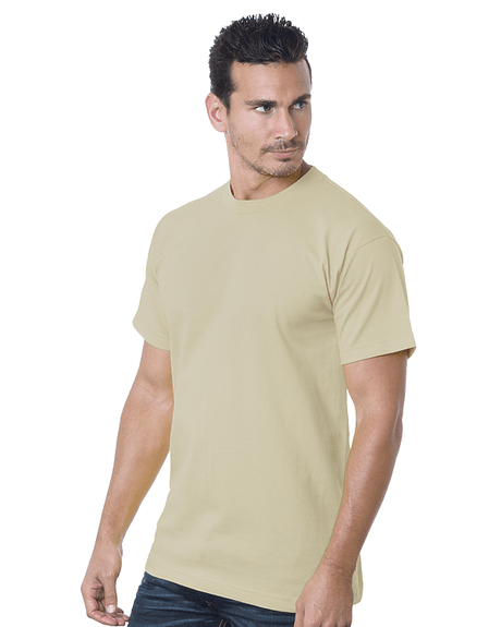 Bayside Unisex USA - Made Heavyweight T-Shirt - Natural - Bayside 5100 Natural S Short Sleeve T-Shirts