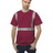 Bayside Unisex USA - Made Hi - Visibility Comfort Trim T-Shirt - Burgundy - Bayside 3700 Burgundy S Short Sleeve T-Shirts