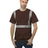 Bayside Unisex USA - Made Hi - Visibility Comfort Trim T-Shirt - Chocolate - Bayside 3700 Chocolate S Short Sleeve T-Shirts