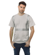 Bayside Unisex USA - Made Hi - Visibility Comfort Trim T-Shirt - Natural - Bayside 3700 Natural S Short Sleeve T-Shirts
