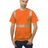 Bayside Unisex USA - Made Hi - Visibility Comfort Trim T-Shirt - Orange - Bayside 3700 Orange S Short Sleeve T-Shirts