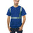 Bayside Unisex USA - Made Hi - Visibility Comfort Trim T-Shirt - Royal Blue - Bayside 3700 Royal Blue S Short Sleeve T-Shirts